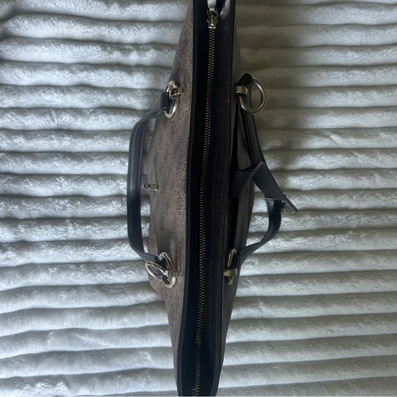 Guess Brown Patterned Tote Bag - Picture 6 of 7